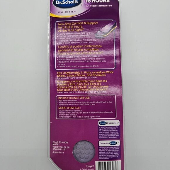 Dr. School's Stylish Step 16 Hour 3/4 Insoles - Picture 6 of 6